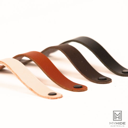 Flat handle (Round End) | Leather handle