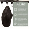 Wall Rack Kit |  Includes 4 leather S-hook hangers