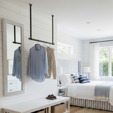 Hanging Clothing rack Kit | suspension straps  | Laundry Leather Straps